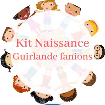 Cadeau naissance / Kit naissance/ Guirlande fanions