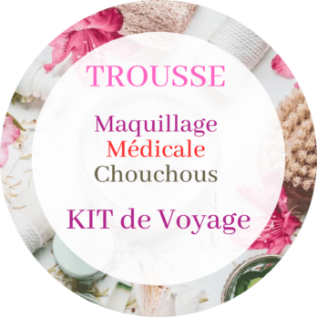 Trousse pour maquillage ,médicale, pochette chouchous/ Kit de Voyage