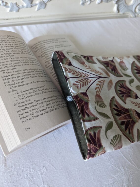 Protège livre format poche , Palme Terracotta – Image 2