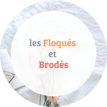 Les floqués et brodés