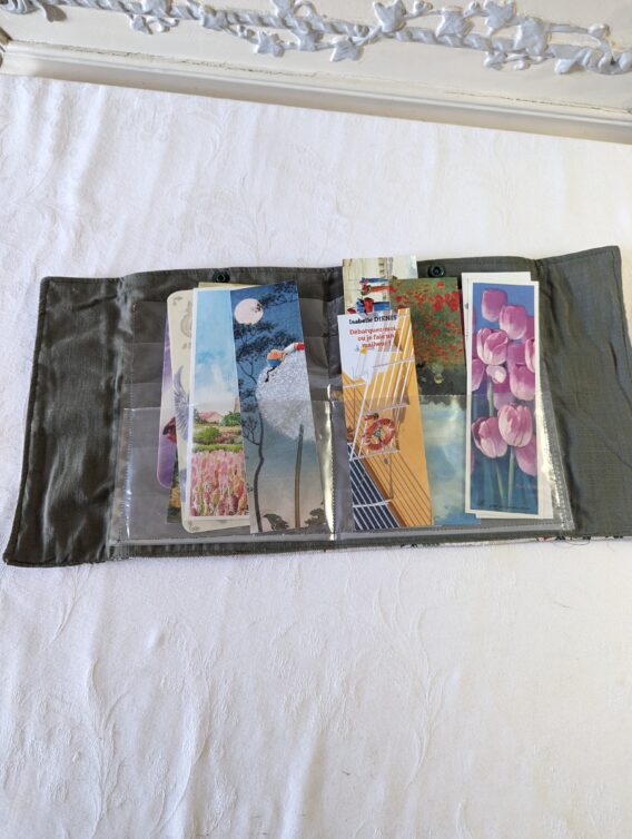 Pochette pour ranger les marque-pages, des fleurs de montagne – Image 3