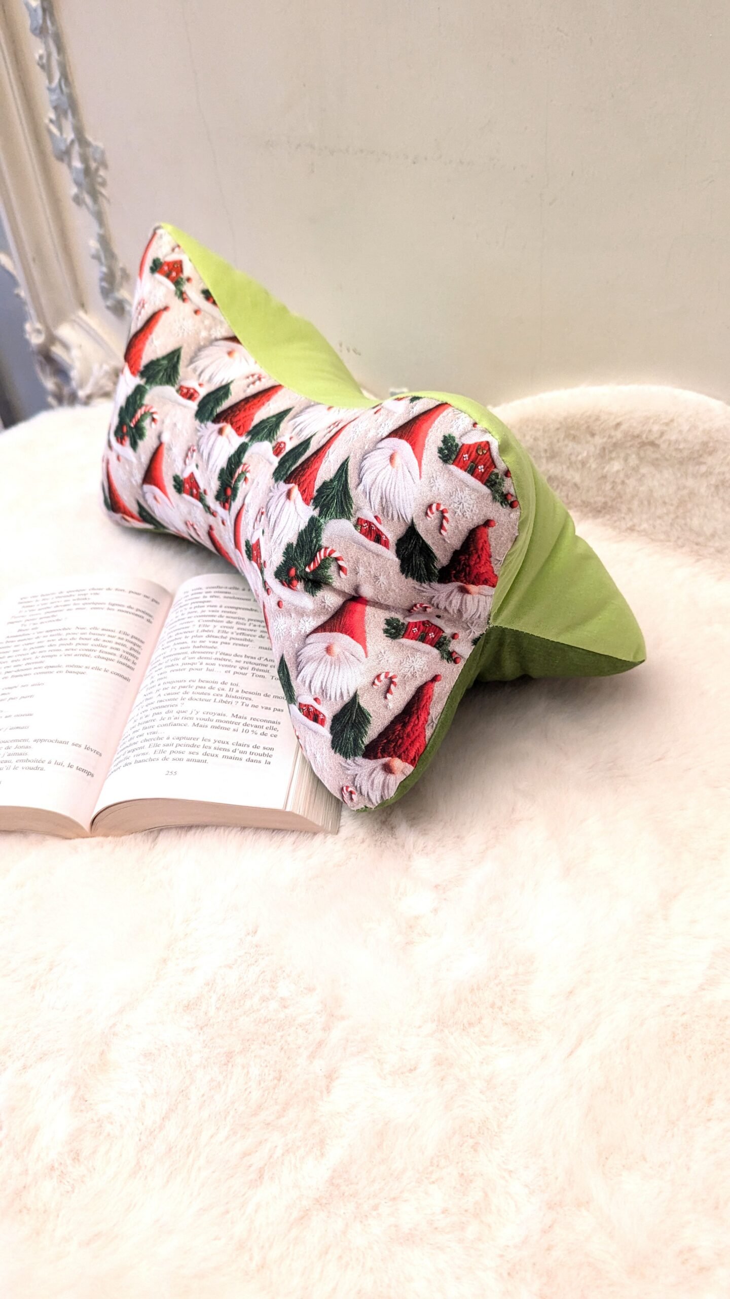 Coussin de lecture , cale nuque , des lutins impression 3D – Image 2