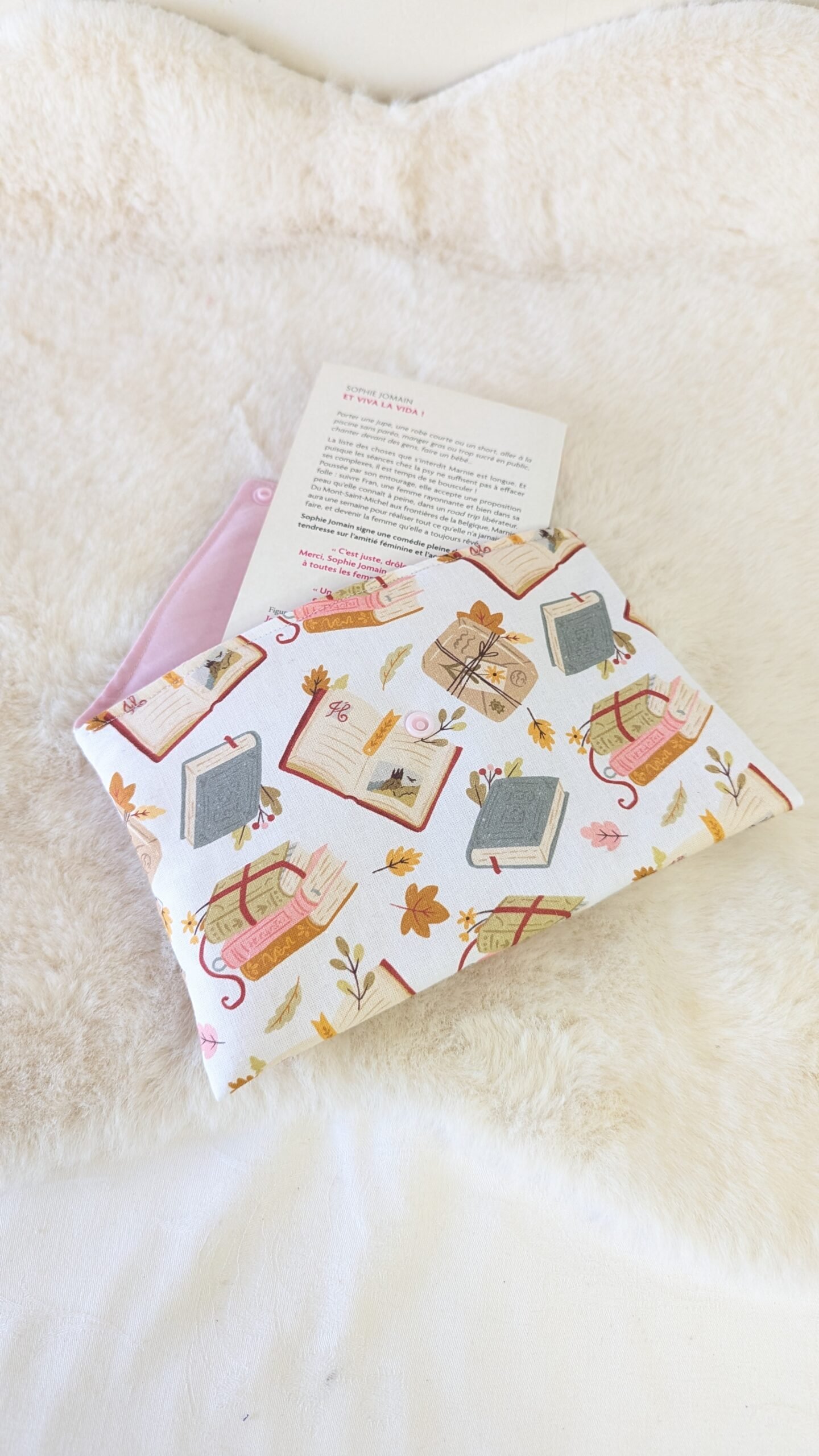 Pochette ,protège livre format poche des livres – Image 2