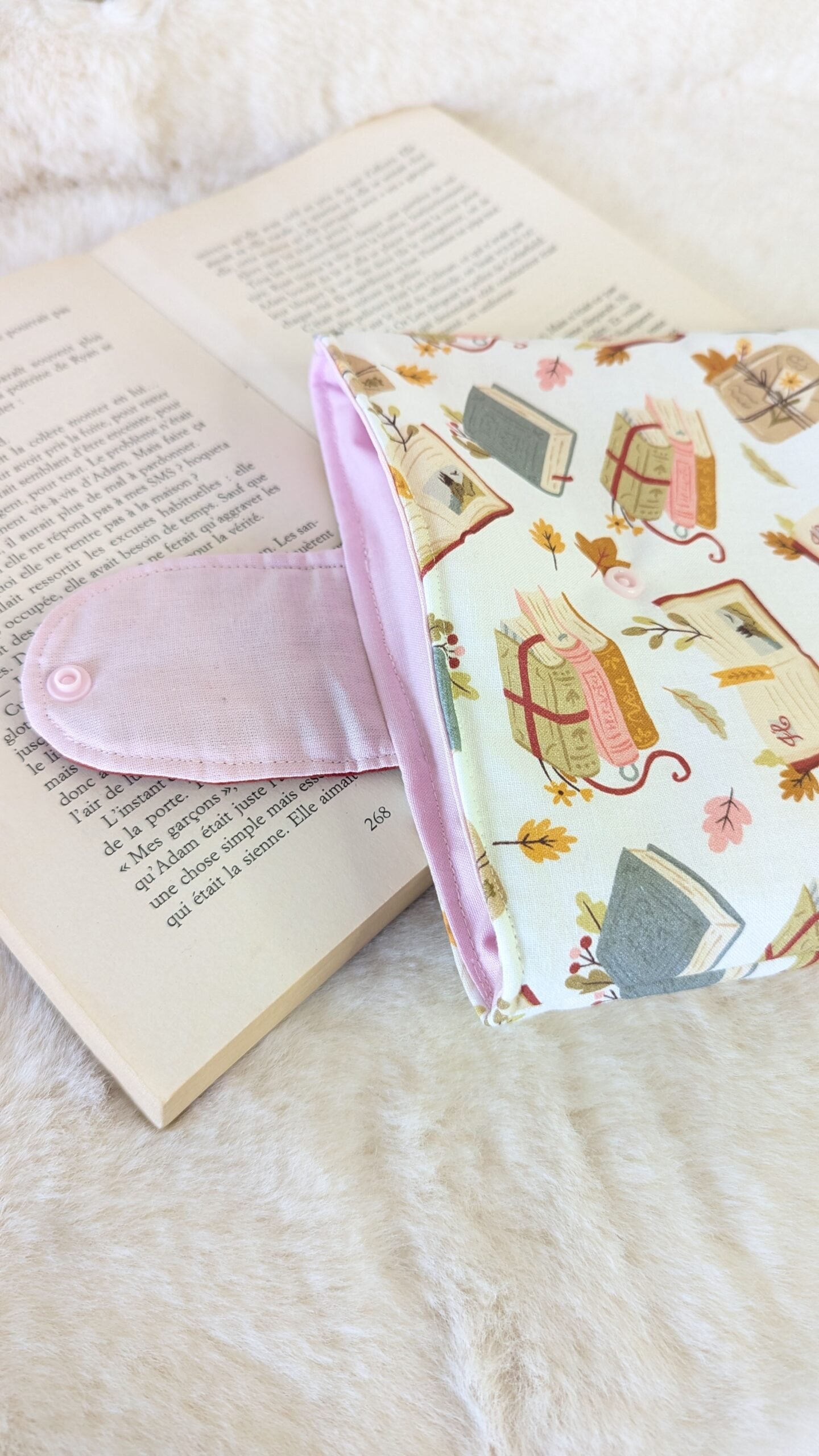 Protège livre format broché ,avec rabat, des livres – Image 2