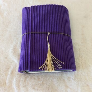Couverture pour cahiers / Midori/ velours Violet