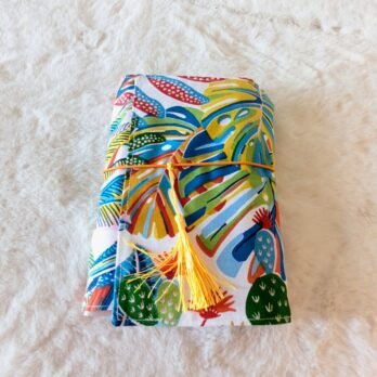 Couverture pour cahiers / Midori/ coton tropical