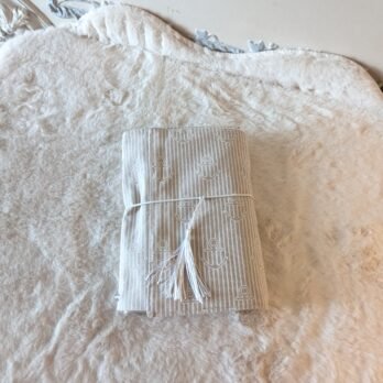 Couverture pour cahiers / Midori/ coton des ancres marines
